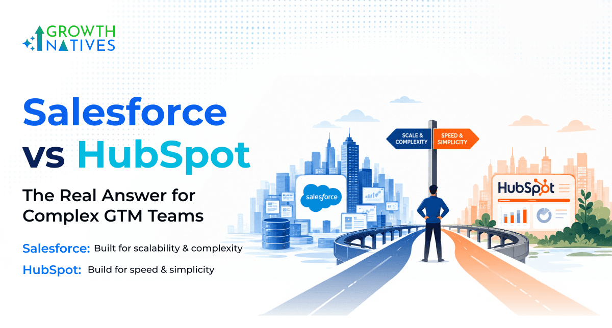 Salesforce vs HubSpot in 2026: Which CRM Wins for Complex GTM Motions?